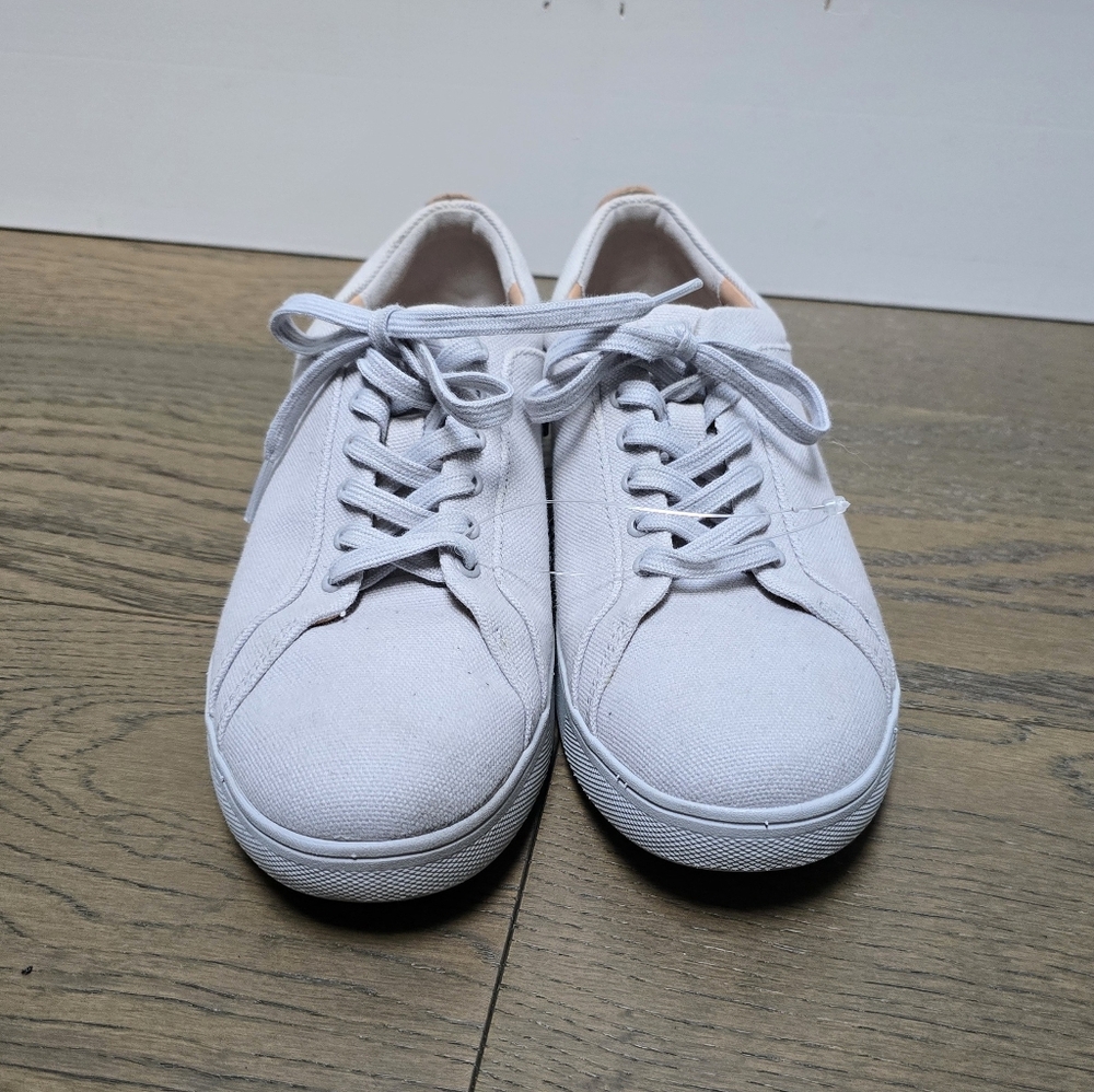 FitFlop Rally Canvas Trainers in Soft Grey - Picture 7 of 14